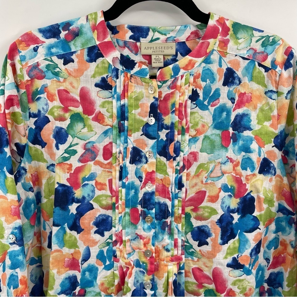 Appleseed's Floral 100% Cotton Shirt - Picture 2 of 10